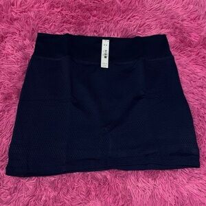 PINK Seamless Mini Midnight Navy Skort Women Size Medium